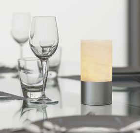 Voltra Lighting Totem - Alabaster Table Lamps