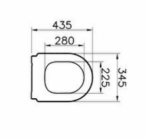 Vitra Integra Toilet Seat