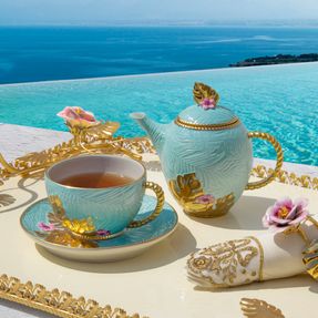 Villari Acapulco Teapot - Aquamarine
