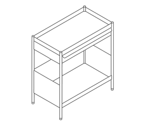Hermanmiller OE1 Storage Trolley