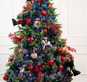 Giuliagrillo Realistic Christmas Tree With Bright Embedded Lights Rgb 18010 Led Mille And A Spruce