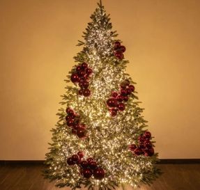 Giuliagrillo Realistic Christmas Tree With Bright Embedded Lights Rgb 18010 Led Mille And A Spruce