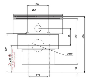 Trone Callipyge Wall - Hung Toilet