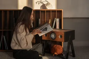 La Boite Concept Cube CS Oak Speaker