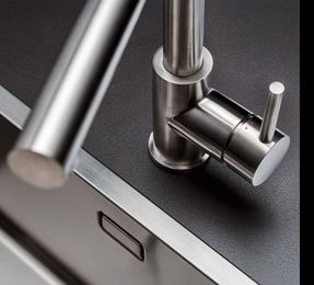 Falmec Pure Steel Corner Taps