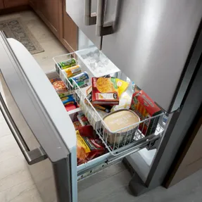 Maytag 36 Inch Wide French Door Bottom Mount Refrigerator With Max Cool Setting - 25 Cu. Ft.
