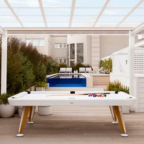 Rs Barcelona Outdoor Pool Table Diagonal