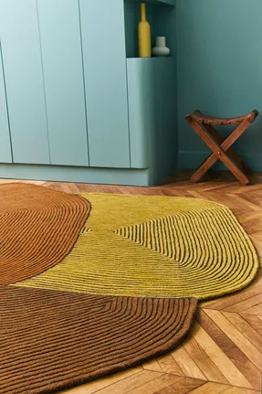 Toulemonde Bochart Tumulus Safran Rug