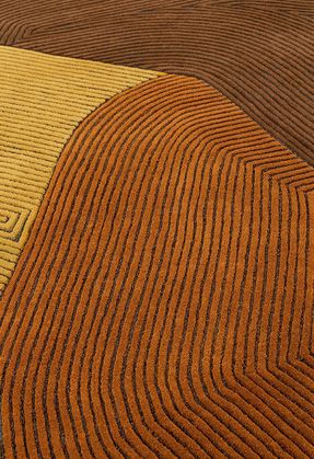 Toulemonde Bochart Tumulus Safran Rug