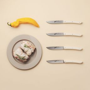 Berkel Color Set Of 4 Steak Knives Cream