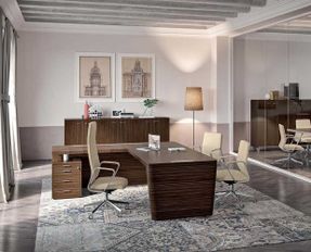 Quadrifoglio Group X10, Balance And Roundness Executive Desk