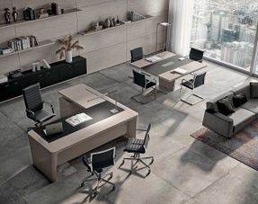 Quadrifoglio Group X10, Balance And Roundness Executive Desk
