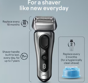Braun Series 8 Electric Shaver with 5-in-1 SmartCare Center, 8567cc