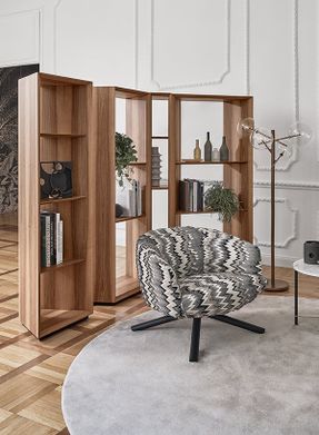 Gallotti & Radice Prism Divider Bookcase