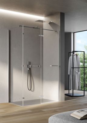 Disenia Smart Shower Enclosure With Hinged Door