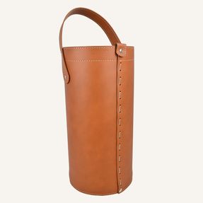 Limac Design Umbrella Stand In Leather Regen