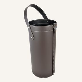 Limac Design Umbrella Stand In Leather Regen