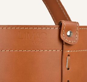 Limac Design Umbrella Stand In Leather Regen