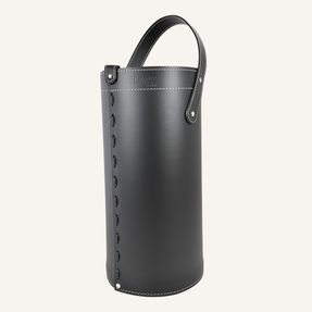 Limac Design Umbrella Stand In Leather Regen