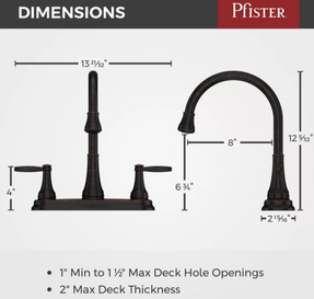 Pfister Faucets Glenfield 2-handle Kitchen Faucet