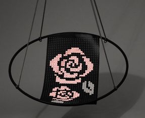 Studio Stirling Embroidery Hanging Chairs
