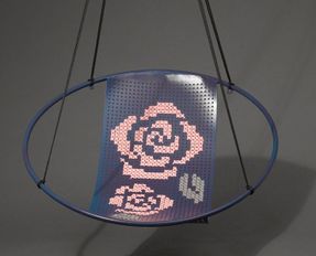 Studio Stirling Embroidery Hanging Chairs