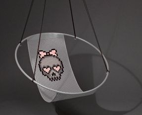 Studio Stirling Embroidery Hanging Chairs