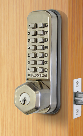 Codelocks CL200 Surface Deadbolt with Key Override Mechanical Locks