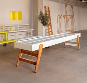 Rs Barcelona Track Shuffleboard Table 9 Ft Game Tables