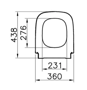 Vitra S20 WC Toilet Seats