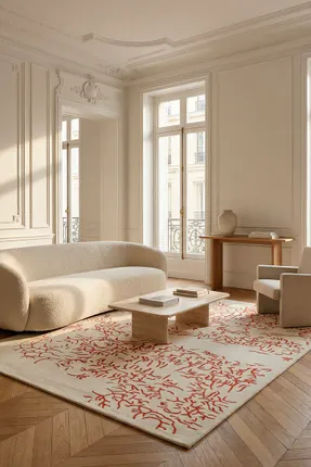 Toulemonde Bochart Nature Corail Rug