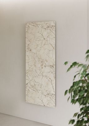Disenia Helios electric radiator in Stoneware, Tecnogel, Aquatek or glass