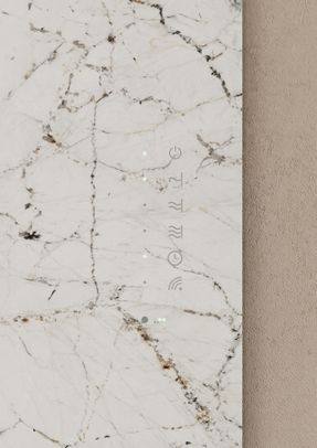 Disenia Helios electric radiator in Stoneware, Tecnogel, Aquatek or glass
