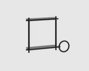 Ever Life Design Square combo 2 shelves, towel ring - Buck