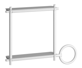 Ever Life Design Square combo 2 shelves, towel ring - Buck