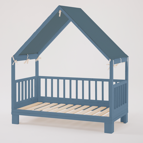 Ettomio Ettino House Bed With Feets Striucture Kids Bed