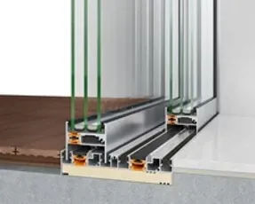 Alumil Minimal Sliding Insulated System Supreme S650 Phos