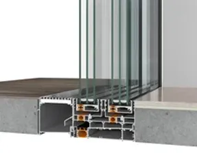 Alumil Minimal Sliding Insulated System Supreme S650 Phos