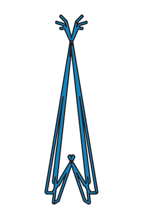Officine Tamborrino Idea Eco Coat Rack