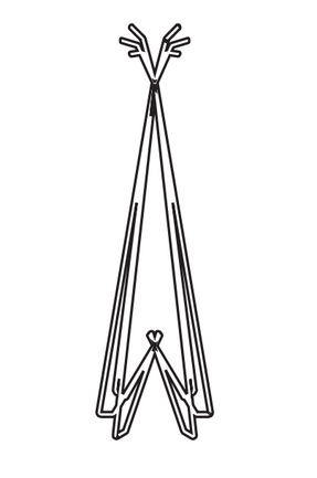 Officine Tamborrino Idea Eco Coat Rack
