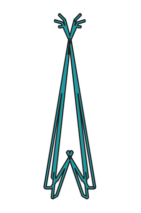 Officine Tamborrino Idea Eco Coat Rack