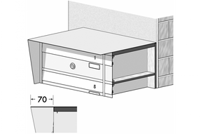 Ravasi Outdoor mailbox Mod. EX – Mod. EX35