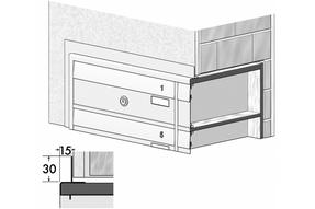 Ravasi Outdoor mailbox Mod. EX – Mod. EX35
