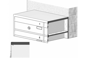 Ravasi Outdoor mailbox Mod. EX – Mod. EX35