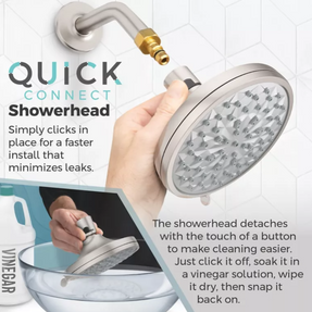 Pfister Faucets Hydrofuse™ 6-function Showerhead