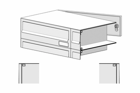 Ravasi Outdoor Mailbox Mod. Euro37p – Mod. Euro26p