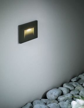 Rossini Illuminazione Kora – Corten LED Vertical Steplight
