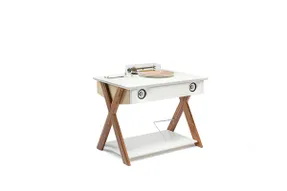 La Boite Concept Lx X Turntable Champagne / Walnut Loudspeaker