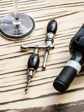 Zanchi1952 Stopper & Corkscrew Wine Set