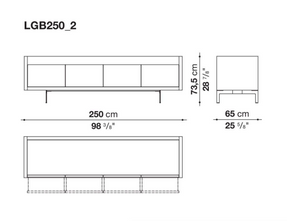 B&b Italia Liagò Living storage units